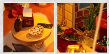 Fashion Alley Miniature Dollhouse Kit, Literary Utopia, Handmade Kit for Beginners, Includes Acrylic Case (TD43+Z)