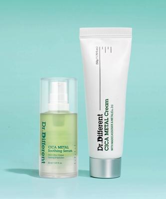 Dr.different Cica Metal Cream+sica Metal Soothing Serum Set