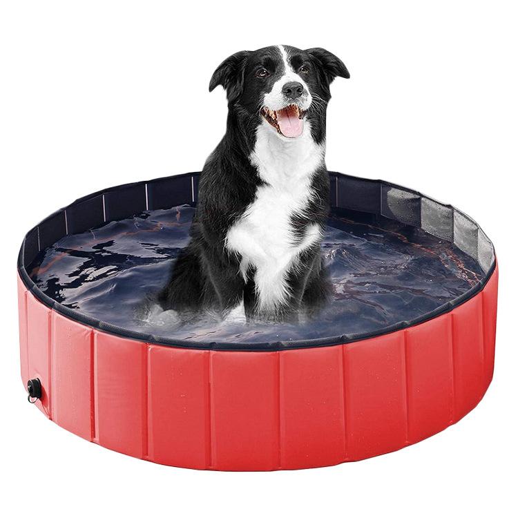 Bath Tub Folding Portable Pet Pool Dog Care Outdoor Play Tub Cleaning Pool