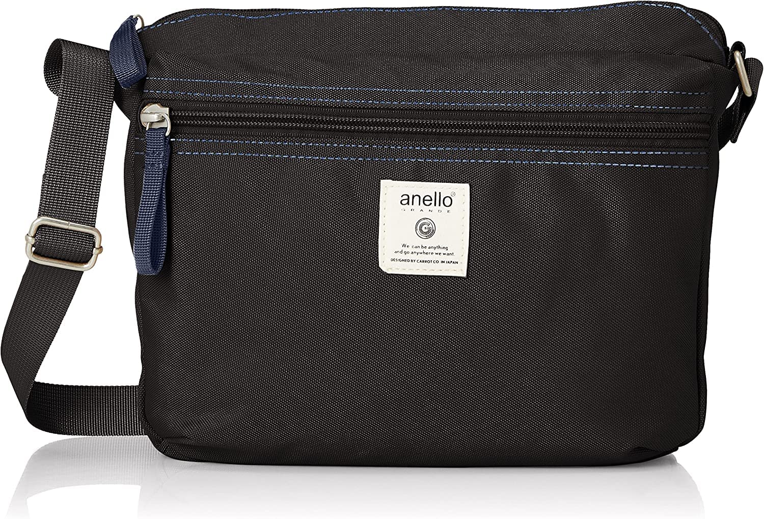 

Anello Grande CRAFT GTM0302Z Shoulder Bag, A5 Size, Water-Repellent, Multi-Storage, Black