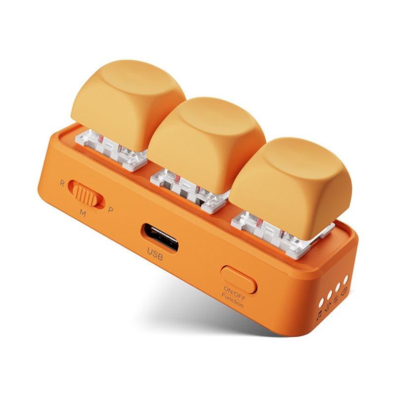 ABNR Short Video Slide Page Turner Multi-Functional Keyboard PPT Page Flipping Music Switch Remote Control Take Photos Orange оранжевый