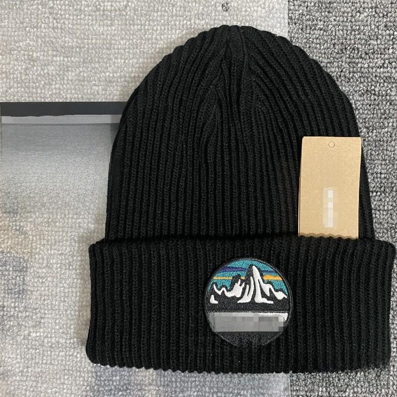 Hat Winter Knitted Outdoor Windproof Snow Mountain Decoration Fashion Warm Hat