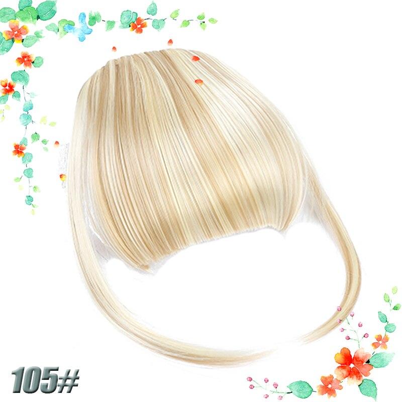 AOSI Black Brown Hair Bangs Clip In Bangs Front Fringe Hair Women Clip In Hair Extension Hair Accessories
