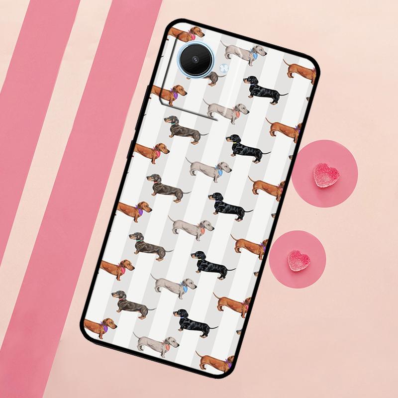 Süßer Dackel Hund Heiß Für Realme 15 Pro 10 11 12 13 14 Pro Plus GT7 C67 C65 C63 C61 C55 C53 C51 C35 C71 C75 Hülle