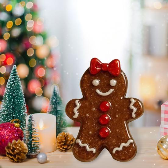 Yousheng Emotionale Unterstützung Lebkuchenmänner Acryl Lebkuchen Taschenumarmungen mit positiver Karte Fernbeziehungs-Erinnerungsstück Ermutigungsgeschenk für Sie Ihn