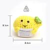 Sales Handmade Knitted Crochet Doll Pocket Hug Positive Energy Plush Toy - Funny Emotional Avocado Bee Turtle Duck