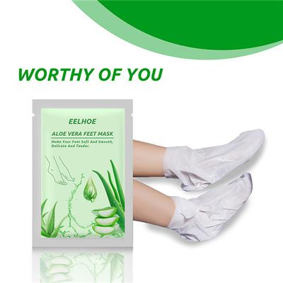 Aloe Vera Foot Mask Złuszczające Skarpetki Peeling Do Pedicure Anti Crack Nawilżający Odżywczy Łatka do Stóp