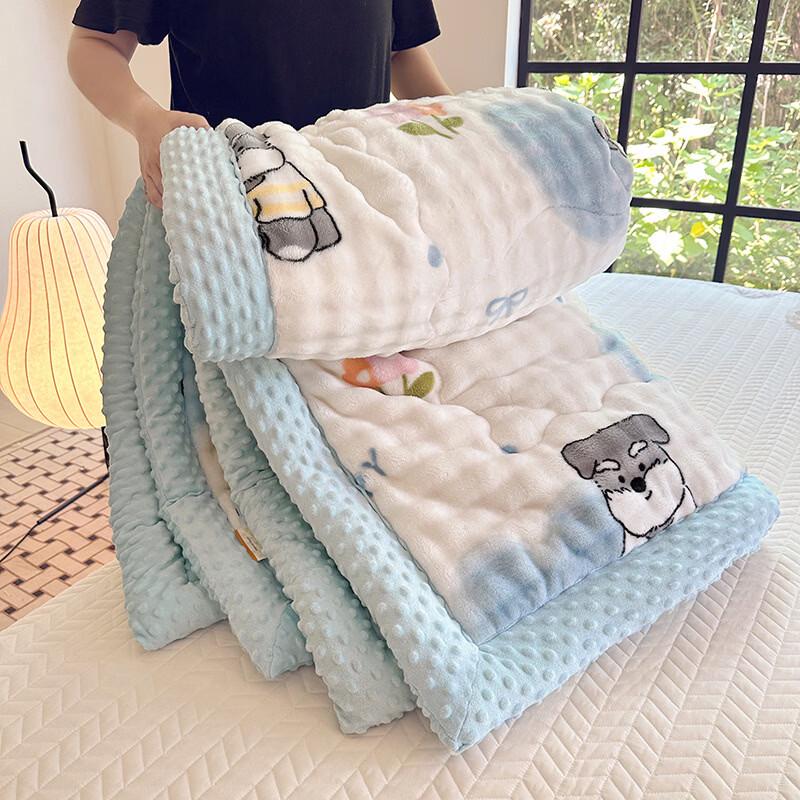Yuanzhiwei Imitation Rabbit Fur Velvet Bean Velvet Quilt