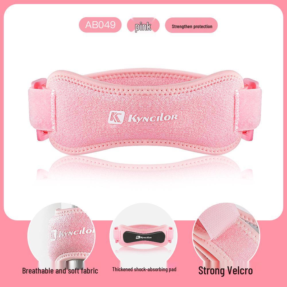 Breathable Compression Patella Strap: Anti-Slip, Shock-Absorbing Knee Protector for Running
