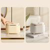 Mini Trash Can With Lid Small Trash Can Desk Trash Can Countertop Tiny Desktop Waste Garbage Bin Commercial Office Wastebasket