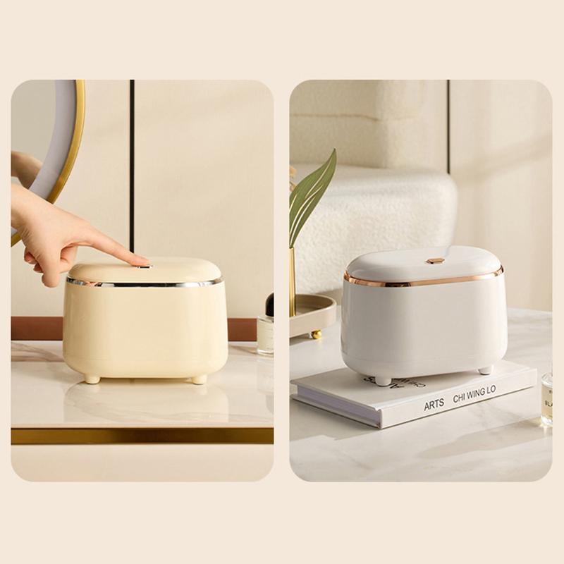 Mini Trash Can With Lid Small Trash Can Desk Trash Can Countertop Tiny Desktop Waste Garbage Bin Commercial Office Wastebasket