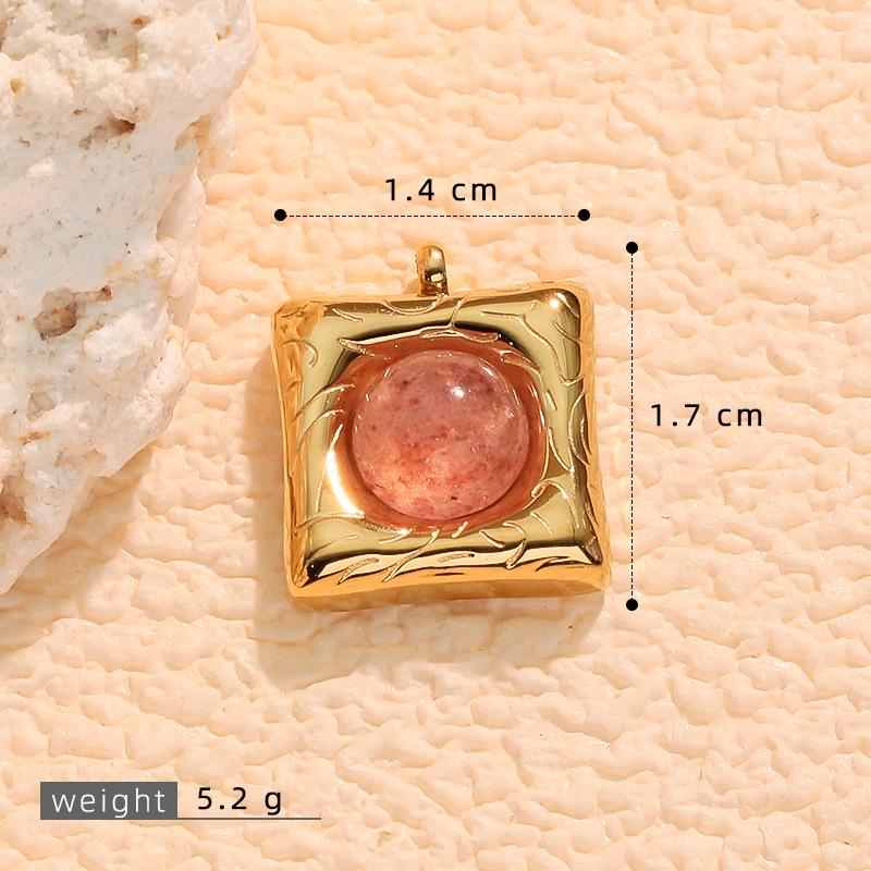 Multicolor Natural Tiger Eye Stone 18k Gold-Plated Necklace & Earrings Accessories