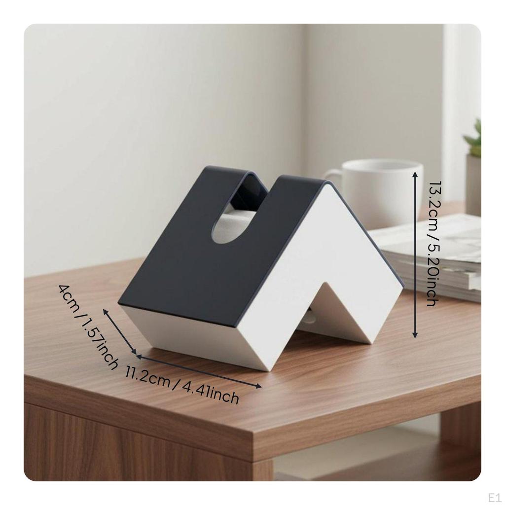 LShaped Tissue Box Modern Minimalist Desktop Napkin Case MultiFunctional Design Corner Holder
