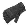 Komine 2026 Model Motorcycle Gloves Protect Leather Half Finger Gloves Black XL (KOMINE) 06-271 GK-271