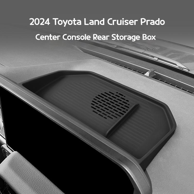 Suitable for Prado 2025 Car Silicone Screen Rear Storage Box Car Storage Box LC250 Storage Box Interior Accessories