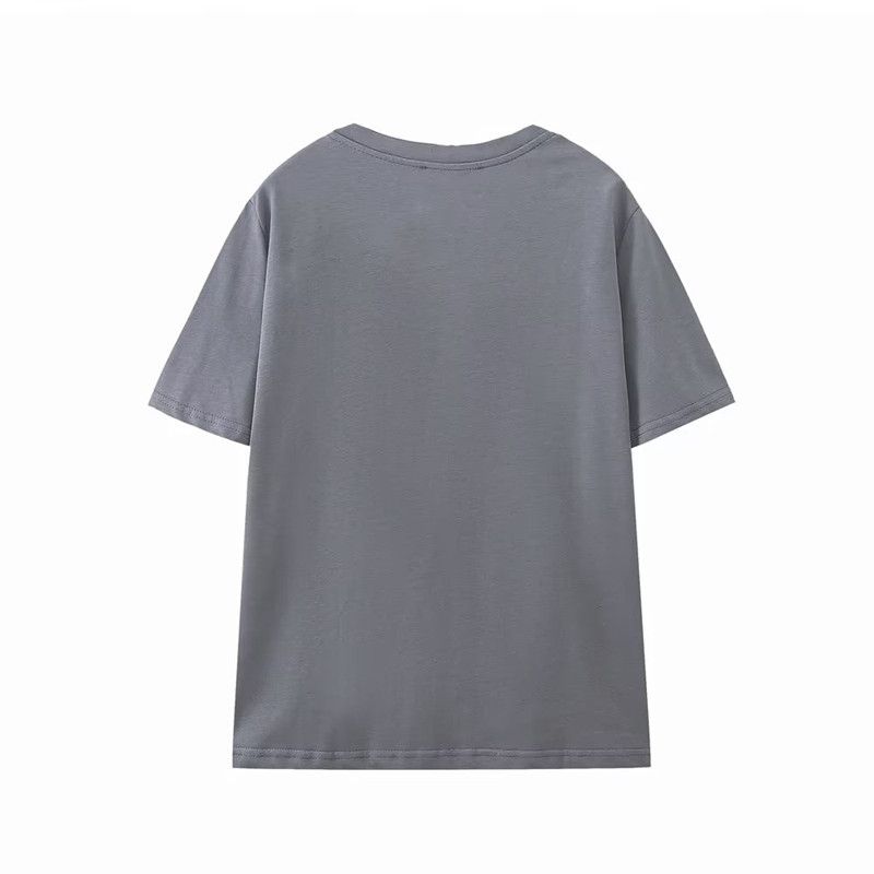 Fashion Style Summer New Fashion Trendy Female Loose Easiest for Match Girl Print T-shirt 1131348 807