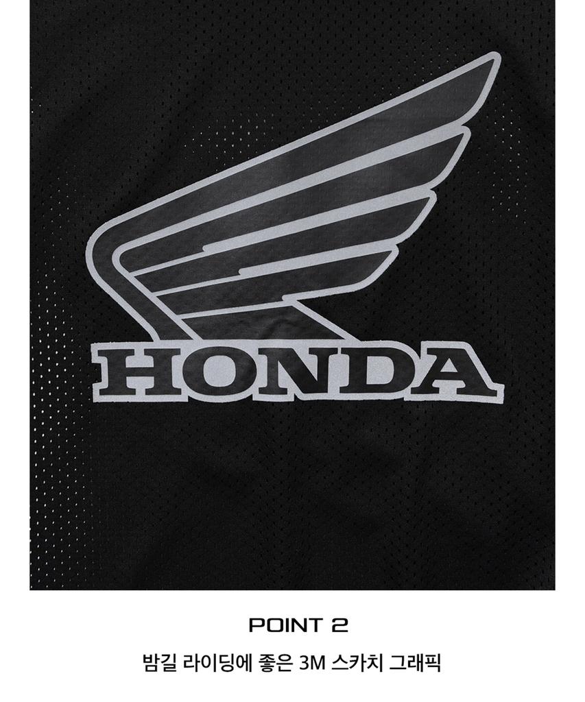 PHYPS MOTORCYCLE Original Wing Logo Mesh T-Shirt Black