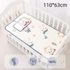 Baby Cot Mat Ice Silk Summer Breathable Baby Cartoon Mat Children's Breathable Ice Silk Mat Kindergarten Nap Mat