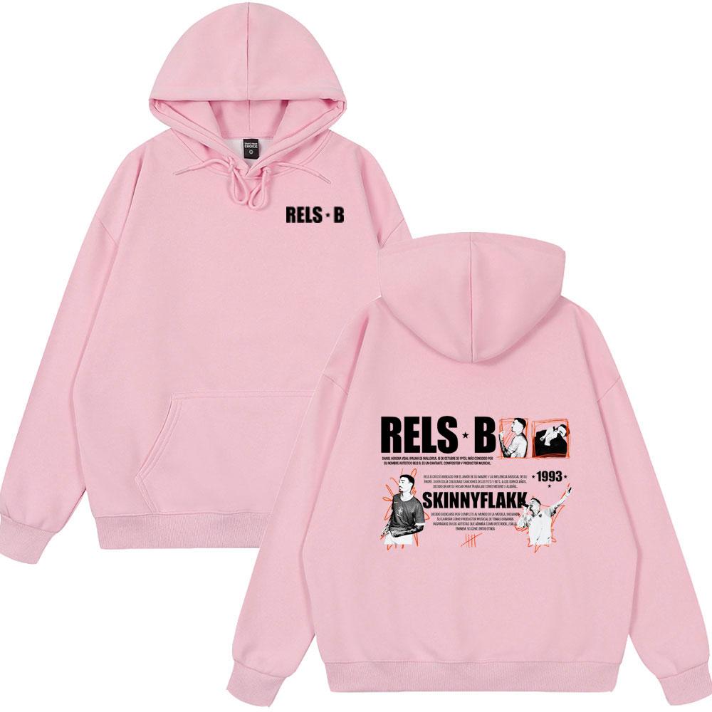 Rapper RELS B Skinny Flakk Album Merch Hoodies Herren Damen Kleidung Langarm Sweatshirts Harajuku Locker Übergröße Stil Oberteile