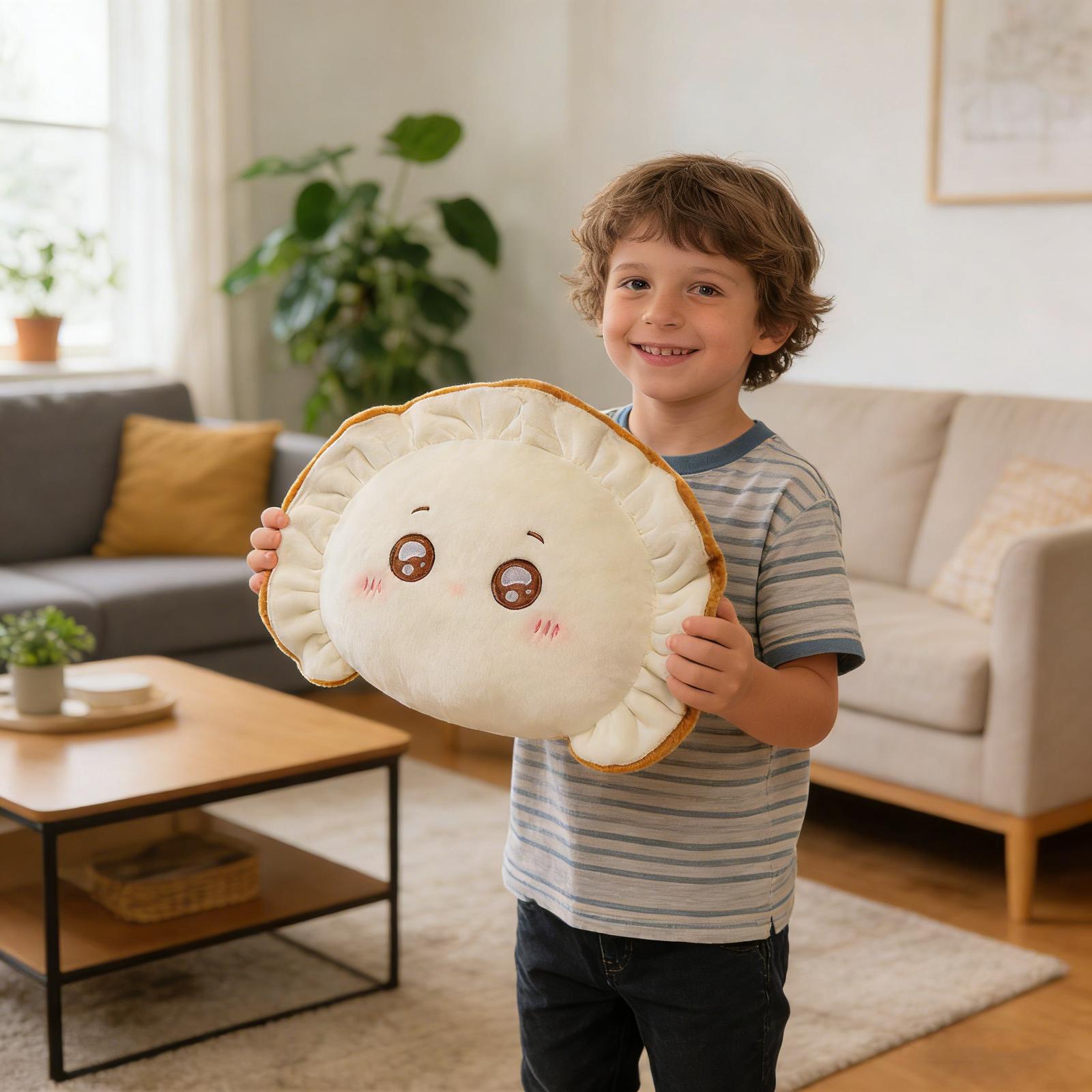 Cute Scallop Doll Plush Toy With Cute Expression, Bedside Sofa Cushion, Small Scallop-shaped Pillow, Gift For Kids One Size