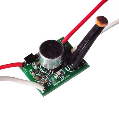 Low Voltage DC Sound Light Control Sensor DC 3V-30V LED Driver 5V 6V 12V 24V Photosensitive Voice Switch Module Circuit