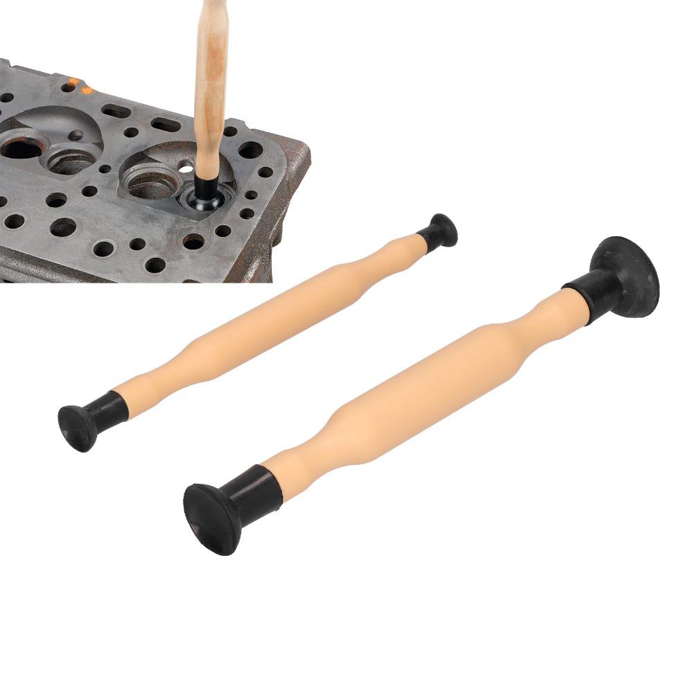 2PCS Hardwood Handle Valve Grinding Tool Double Ended Spring Compressor Tools  Sealing Maintenance