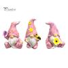 Dekorative Figuren für Balkon Veranda Halloween Wichtel Harzstatue, Frühling Schmetterling Vogel Blumen Gartenstatuen Außen Deko Figur Terrasse,