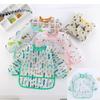 New Baby Bib Cartoon Toddler Waterproof Long Sleeve Child's Feeding Apron Baby Cute Art Smock Clothing Baby Stuff for 0-6 Years