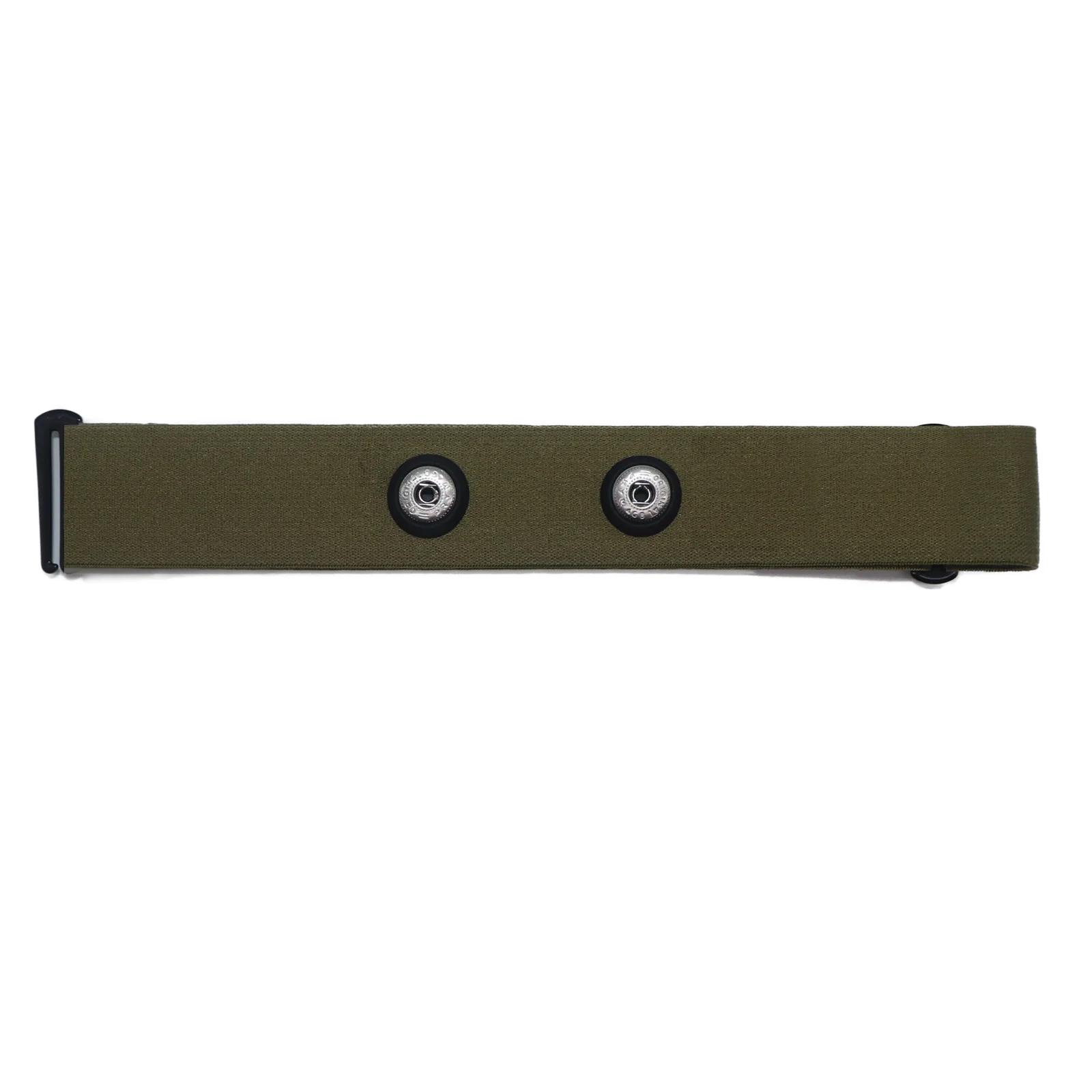 

1 шт. сменный ремешок для пульсометра, совместимый с Polar H7 H9 H10 Coospo Wahoo Tick Garmin Magene Sensor Band Belt зелёный