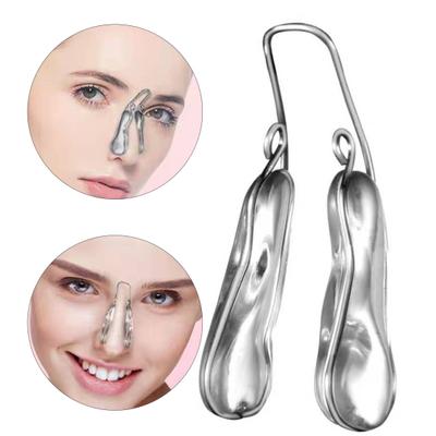 Nose Up Clip Antioxidation Schmerzloser transparenter Nasensteg-Glättclip für Mädchen