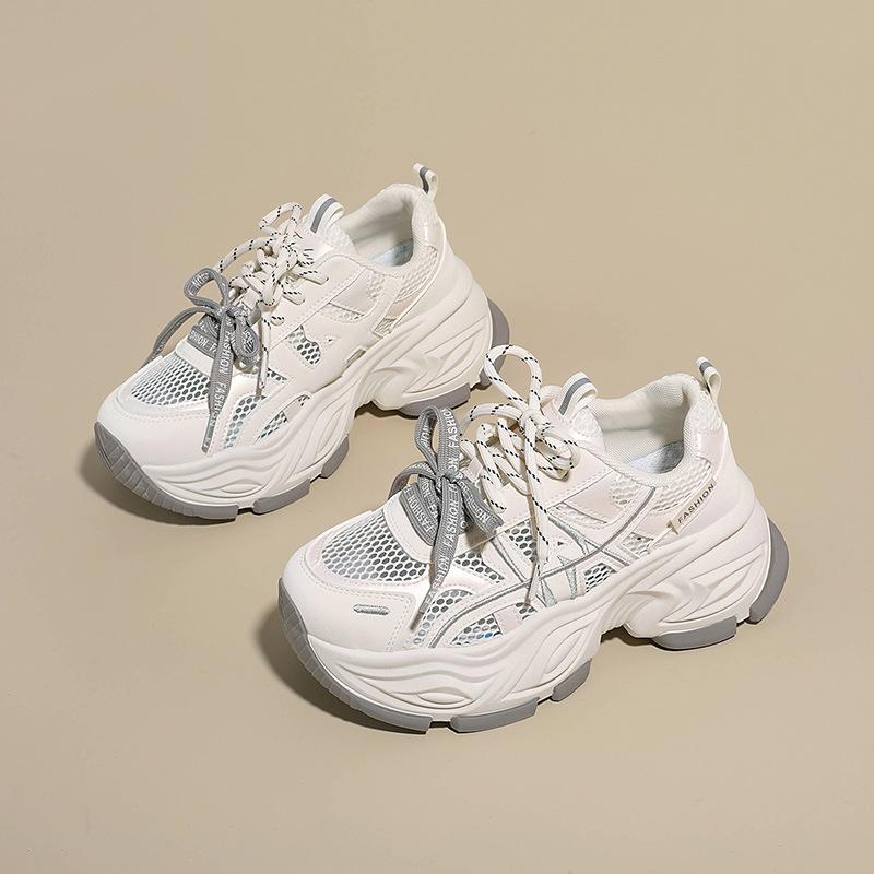 

Summer Sneakers for Students, Sneakers with Added Height, Mesh Breathable, Casual Shoes 35