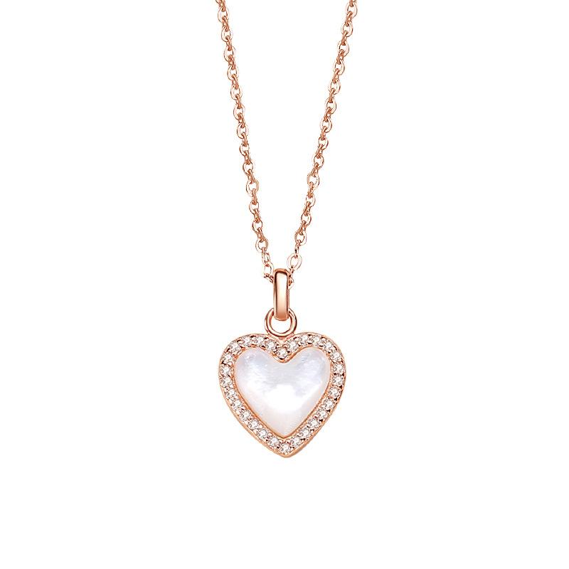 Tancise S925 prata esterlina personalidade de luxo pingente colar feminino clássico maré colar