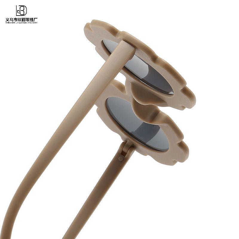 Travel Sunscreen Uv Protection Trend Baby Sunglasses Sunflower Sun Protection Uv Protection