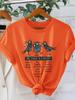 Three Crows Be Like A Crow Artistic Fun Printed Womens Tshirt Round Neck Short Sleeve Summer Gentle Casual Womens Clothing