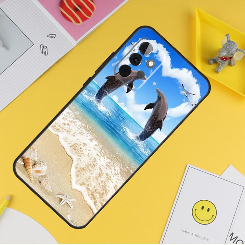 

Чехол с изображением дельфина для Samsung Galaxy A54 A34 A14 A13 A33 A53 A12 A32 A52 A71 A51 A15 A25 A35 A55 Samsung A33 5G