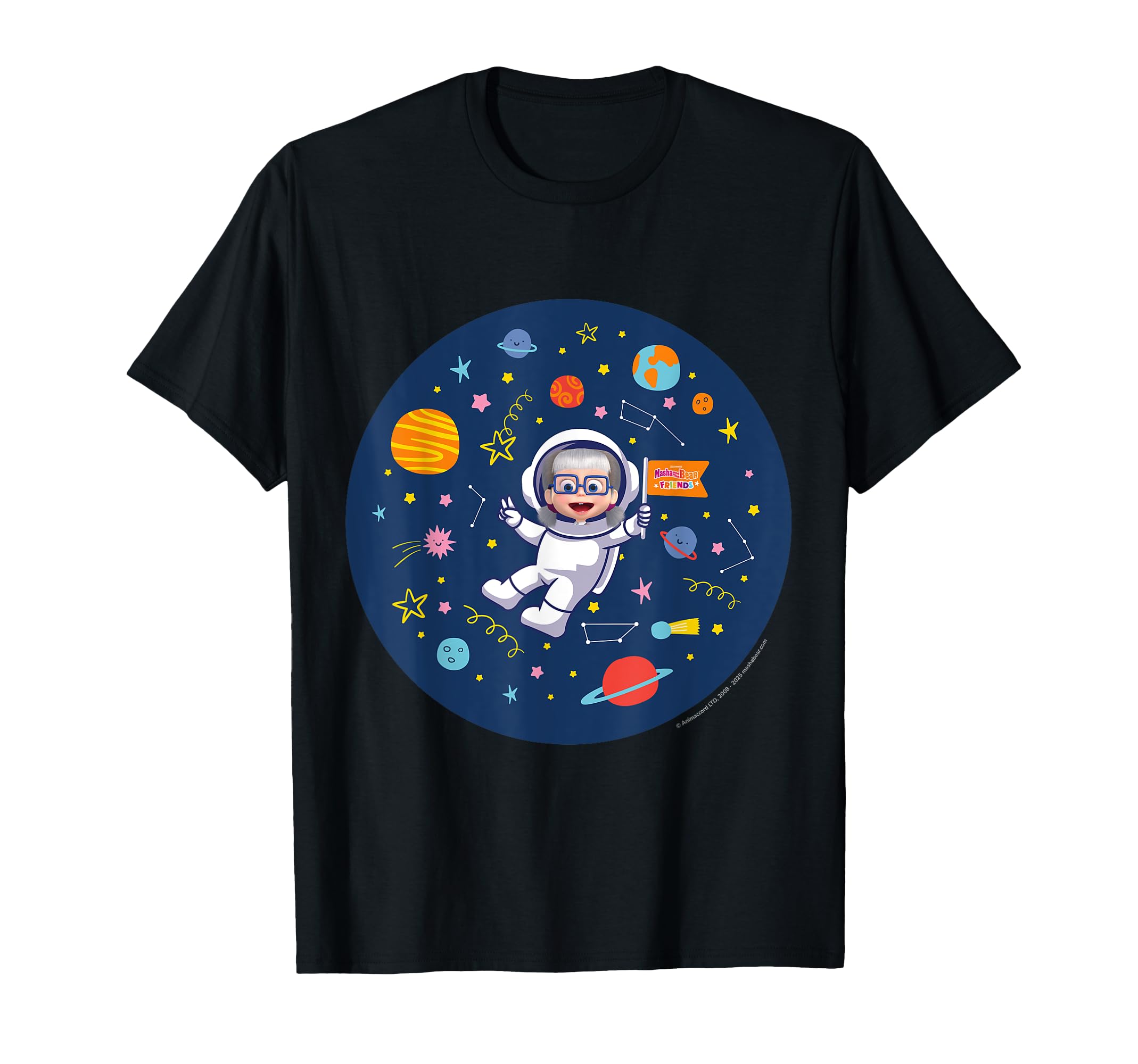 Space Fellow Friends. #2 T-shirt чёрный