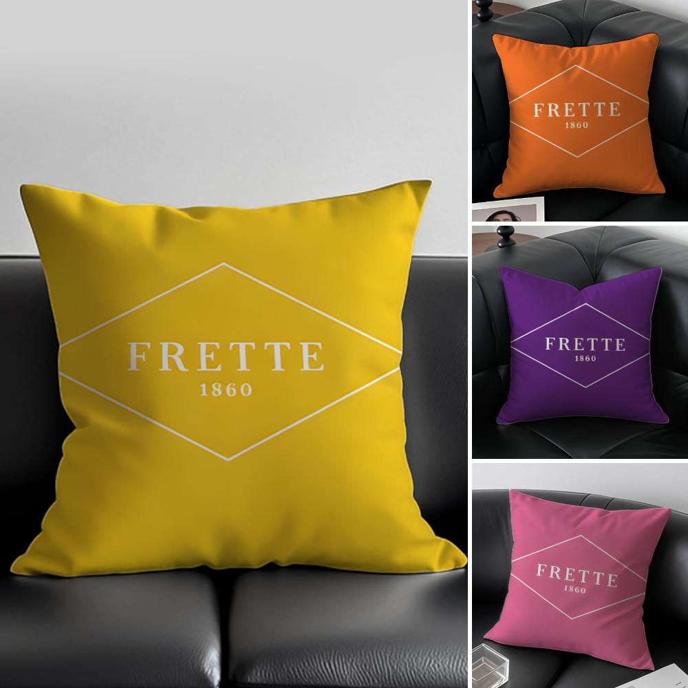 LUXURY moda Italia eleganza casa FFrette Copricuscino Federa Antiacaro Cerniera invisibile peluche setoso cuscino