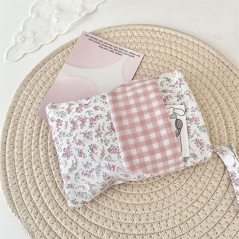 

Маленький пенал с цветочным принтом, милый портативный пенал для канцелярских принадлежностей, пенал для мелочей и монет, пенал большой вместимости