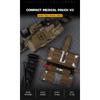 Compact V3 GEN3 Trauma Pouch, Camo MD2 IFAK Tactical First Aid Bag, Medical Utility Pouch For Hunting Vest Plate Carrier Waist Belt Gear