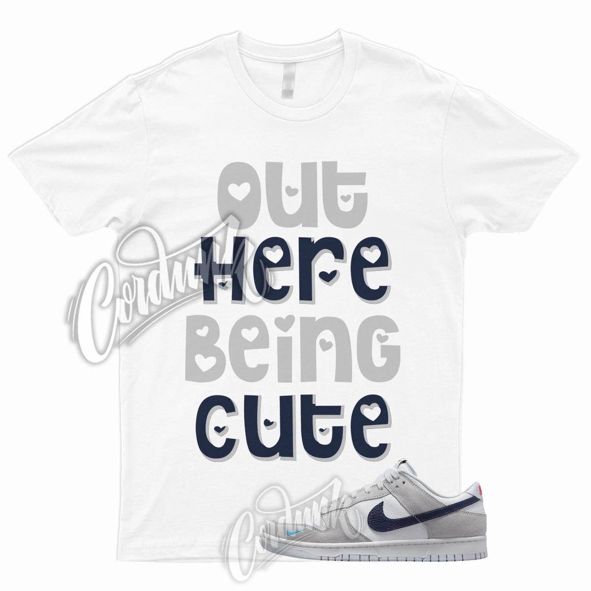 МИНЛАЯ Футболка к Dunk Low White Grey Navy Aqua Red Mini Georgetown 3 S
