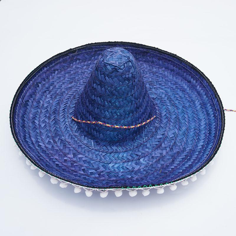 Bunter mexikanischer Strohhut für Kinder & Erwachsene – Halloween, Karneval, Weihnachtsfeier Kostümzubehör