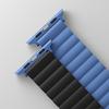 Uniq Revix Strap Apple Watch Series1/2/3/4/5/6/7/8/9/Se/Se2/Ultra/Ultra 2 42/44/45/49Mm. Reversible Magnetic Black-Blue