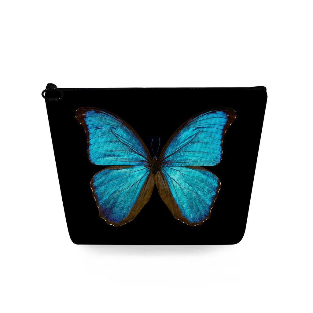 Women Butterfly Print Cosmetic Bag Toiletries Organize Travel Storage Case 6722