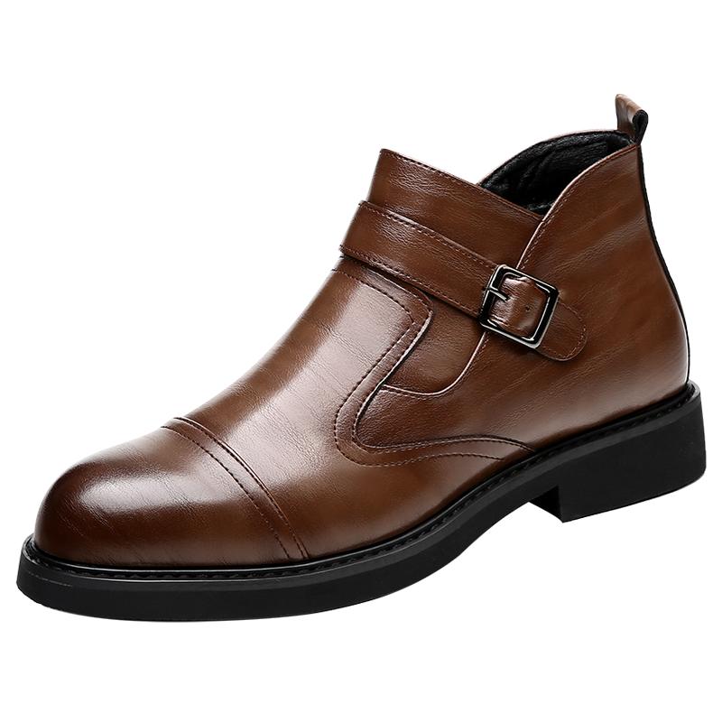 Mode Heißer Verkauf Herren Echtes Leder Handgefertigte Schuhe Chelsea Weich Rutschfeste Gummi Büro Slipper Mann Lässig Leder Business Weicher Schuh