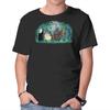Unisex Crew Neck T-Shirt Where The Spirits Are Graphic Short Sleeve Casual Tee