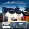 234 LED Solar Light with 3 Modes Motion Sensor Outdoor Solar Lamp Security Lights for Outside Yard Garden Fence Pathway Design