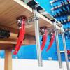 2pcs 530 Lbs Clamping Force Ratcheting Table Clamp Guide Rail Clamp  Woodworking