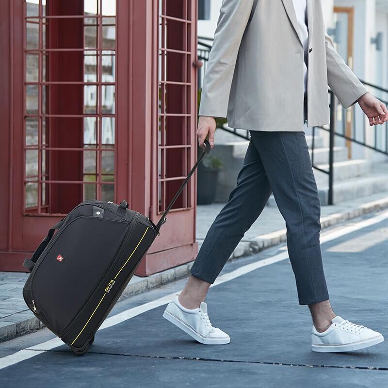 OIWAS Large Capacity Foldable Rolling Travel Duffle Bag