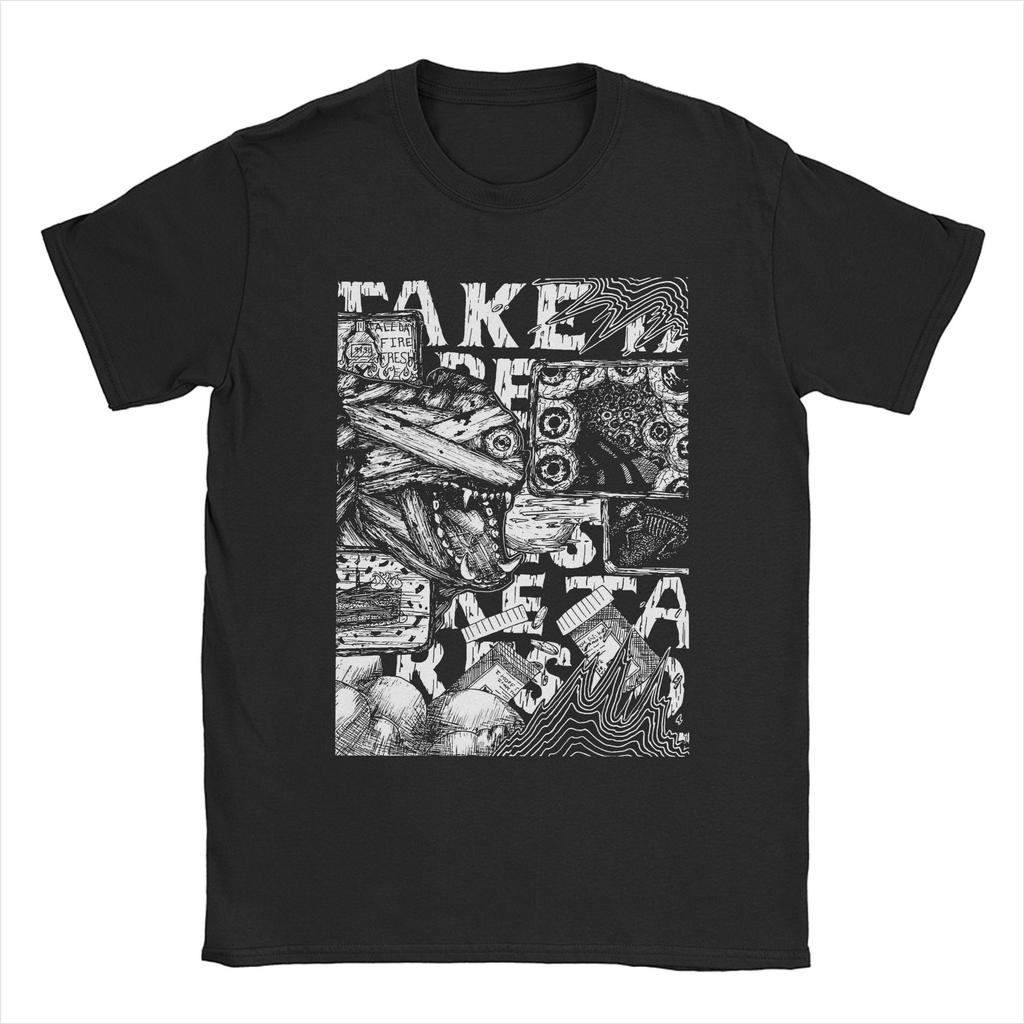 Novelty Mouthwashing Captain Curly Tism T-Shirt Men Round Neck Cotton T Shirts Video Game Short Sleeve Tee Shirt 4XL 5XL Tops