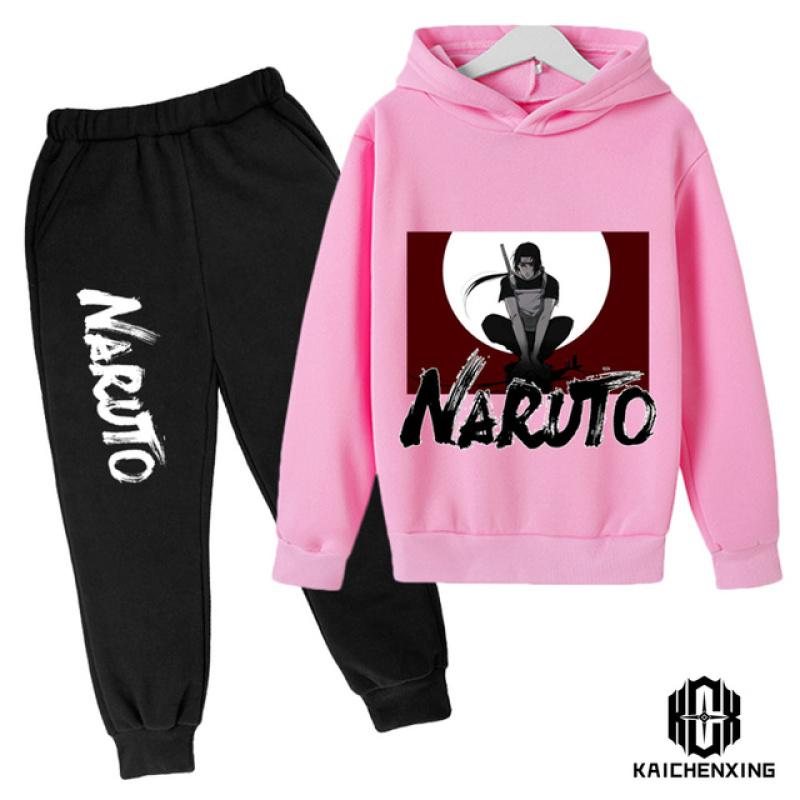 Cool Naruto Sports Suit Anime Hoodie Essential Children's Wear Men's Suit New Men's Suit Men's Fashion Suit Couple Hoodie